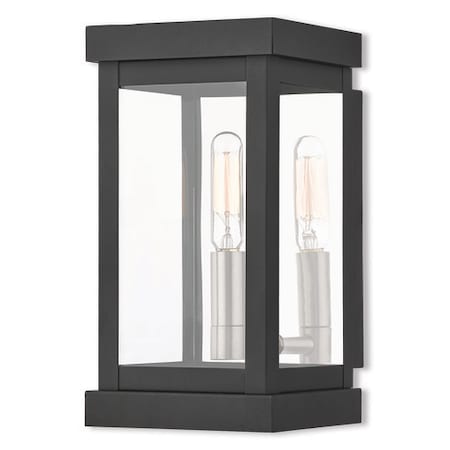 Livex Lighting Hopewell 1 Light Black Outdoor Wall Lantern 20701-04